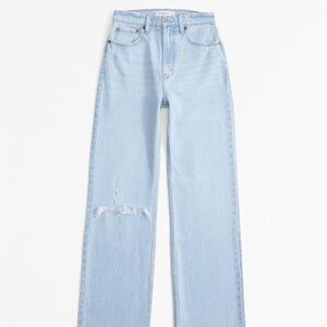 High Rise 90s Relaxed Jean- Light Destroy